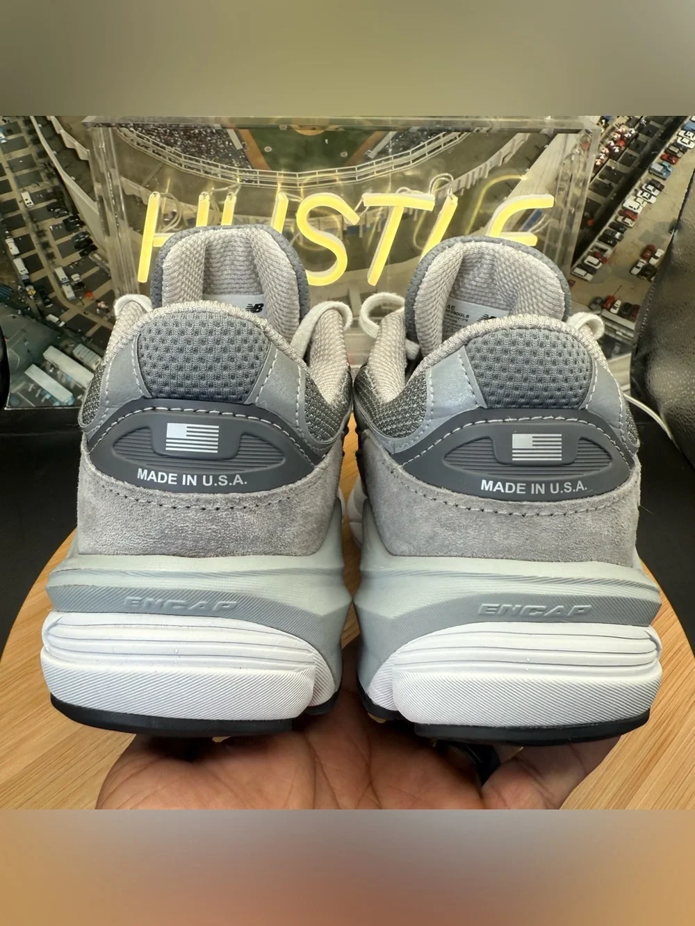 New Balance 990 V6 Castle Rock/ Grey Men’s Size 7.5 4E (Extra Wide)
